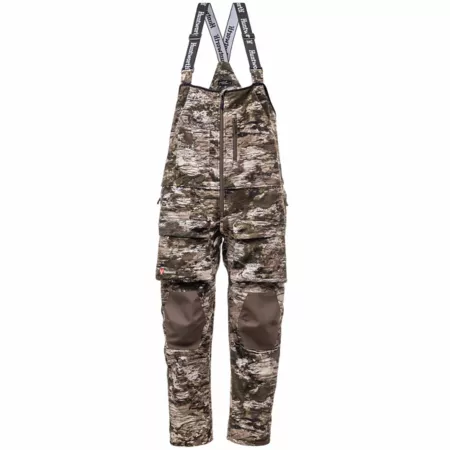 Huntworth Elkins Men's Soft Shell Windproof Overalls with Grid Fleece Interior Hunting Pants