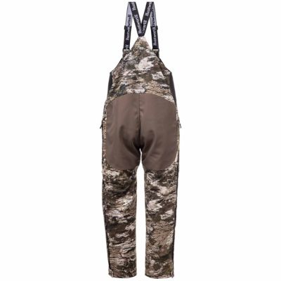 Image showing  Men's Elkins Midweight Windproof Soft Shell Bib Overalls Grid Fleece Interior