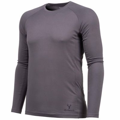 Huntworth Men's Casper Heat Boost Heavyweight Base Layer Shirt, Dark Gray