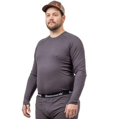 Image showing  Men's Casper Heat Boost Heavyweight Base Layer Shirt, Dark Gray