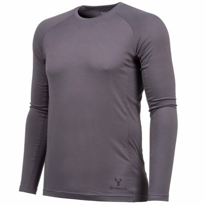 Huntworth Men's Casper Heat Boost Heavyweight Base Layer Shirt (Dark Gray), E-9604-DG-2XL