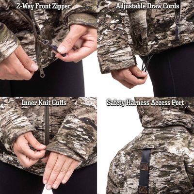 Image showing 7 th Huntworth Women's Matterhorn Heat Boost Heavyweight Waterproof Lined Hunting Jacket, Tarnen