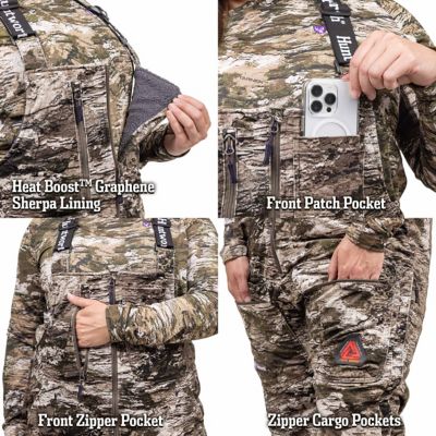 Image showing 4 th Huntworth Women's Matterhorn Heat Boost Heavyweight Waterproof Lined Hunting Bib Overalls, Tarnen