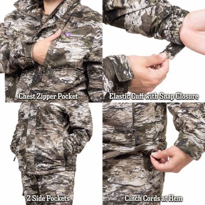 Image showing 6 th Huntworth Women's Winsted Tricot Waterproof Rain Jacket, Mesh Lining (Tarnen), E-9619-W-TRN-XL