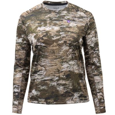 Image showing  Women's Fallon Light Weight Performance Long Sleeve Shirt (Tarnen), E-9504-W-TRN-XL