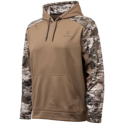 Huntworth Men's Performance Fleece Lifestyle Hoodie (Walnut / Tarnen)