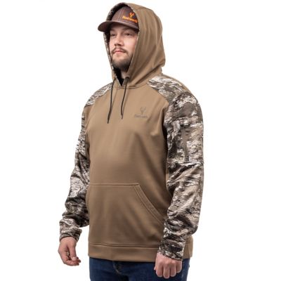 Image showing 5 th Huntworth Men's Performance Fleece Lifestyle Hoodie (Walnut / Tarnen)