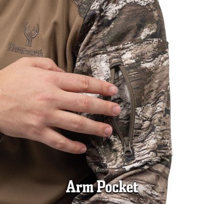 Image showing 6 th Huntworth Men's Performance Fleece Lifestyle Hoodie (Walnut / Tarnen)