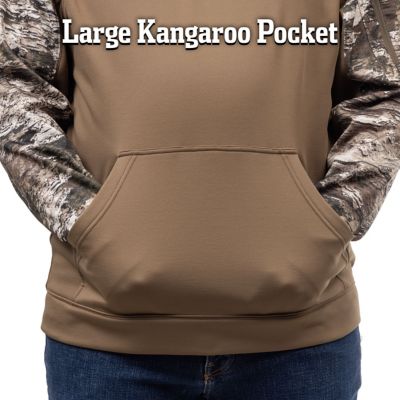 Image showing 7 th Huntworth Men's Performance Fleece Lifestyle Hoodie (Walnut / Tarnen)