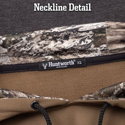 Image showing 8 th Huntworth Men's Performance Fleece Lifestyle Hoodie (Walnut / Tarnen)