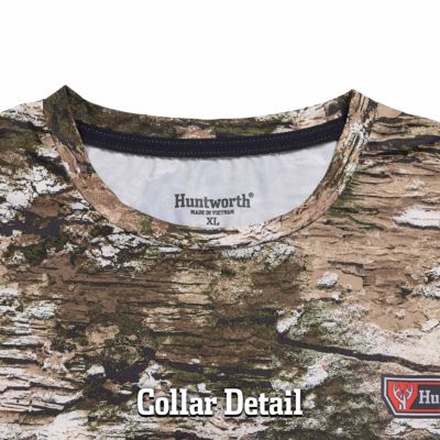 Image showing 5 th Huntworth Men's Fallon Light Weight Performance Short Sleeve Shirt (Tarnen), E-9334-TRN-4XL