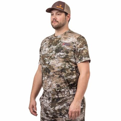 Image showing 4 th Huntworth Men's Fallon Light Weight Performance Short Sleeve Shirt (Tarnen), E-9334-TRN-4XL
