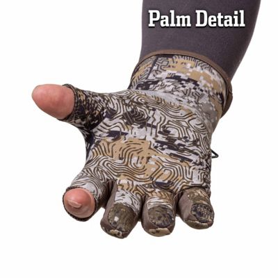 Image showing  Men's Ames Light Weight Soft Shell Glove with Half Finger