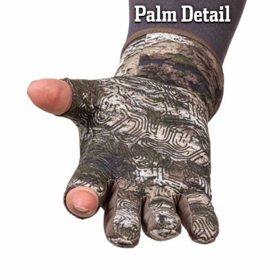 Image showing  Men's Ames Light Weight Soft Shell Glove with Half Finger