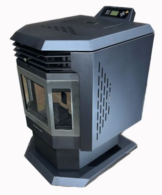 Image showing  2400 sq. ft. HP21 Pellet Stove, 40 lb. Hopper Size, Black, HP21-BLACK-SS