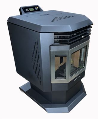 Image showing  2400 sq. ft. HP21 Pellet Stove, 40 lb. Hopper Size, Black, HP21-BLACK-SS