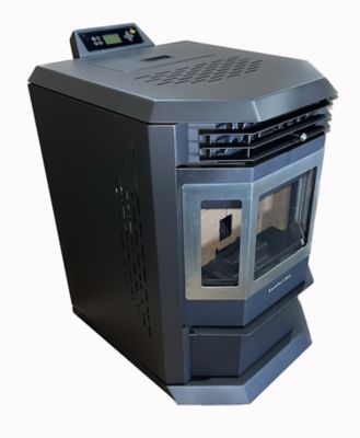 Image showing  2800 sq. ft. HP22 Pellet Stove, 55 lb. Hopper Size, Black, HP22-BLACK-SS