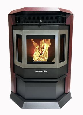 ComfortBilt HP22 Pellet Stove, Burgundy