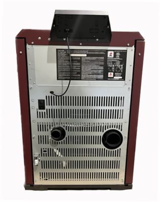 Image showing  2800 sq. ft. HP22 Pellet Stove, 55 lb. Hopper Size, Burgundy, HP22-BURGUNDY-SS
