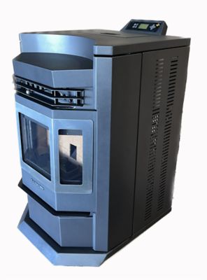Image showing  2800 sq. ft. HP22N Pellet Stove, 80 lb. Hopper Size, Black, HP22N-BLACK-SS