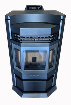 Image showing  2800 sq. ft. HP22N Pellet Stove, 80 lb. Hopper Size, Black, HP22N-BLACK-SS