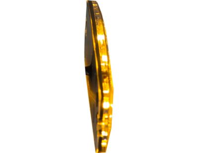 Image showing  4.5 in. Ultra Thin Amber LED Strobe Light with 23 Flash Patterns