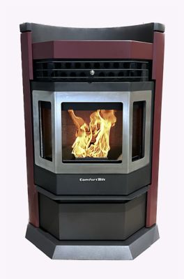 ComfortBilt HP22N Pellet Stove, 2,800 sq. ft., Burgundy