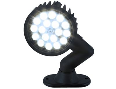 Buyers Products 4,500-Lumen Round Flood Light, 12-24VDC, 18 LEDs