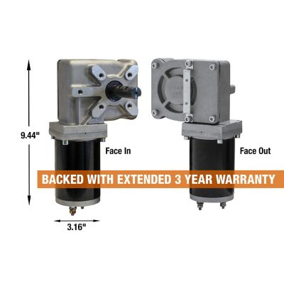 Image showing  12VDC Gear Motor, Tarp, 600W, 90:1