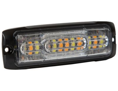 Image showing  5 in. Ultra Thin Amber/Clear LED Wide Angle Strobe Light