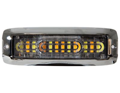 Image showing  5 in. Ultra Thin Amber/Clear LED Wide Angle Strobe Light