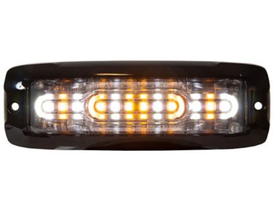 Image showing  5 in. Ultra Thin Amber/Clear LED Wide Angle Strobe Light