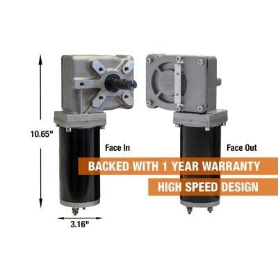 Image showing  GEAR MOTOR,TARP,12VDC,900 W, 60:1,1YR