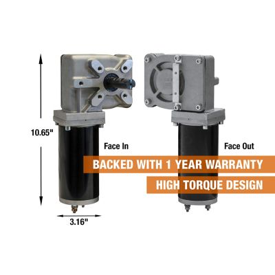 Image showing  GEAR MOTOR,TARP,12 VDC,900 W,90:1,1 YR