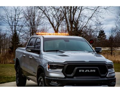 Image showing 7 th Buyers Products 48 Inch Amber LED Light Bar with Wireless Controller