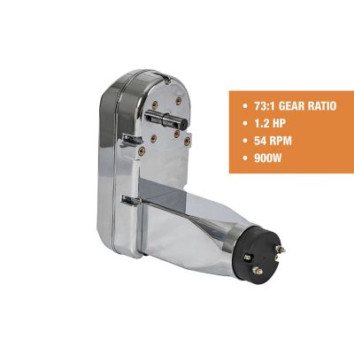 Image showing 8 th Buyers Products 12VDC Gear Motor, Tarp, 900W, 73:1