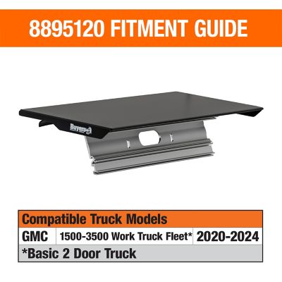 Image showing  Drill-Free Light Bar Cab Mount for Chevy/GMC 1500-3500 Work Truck Cab (2020+)