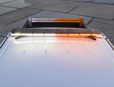 Image showing  48 in. Amber/Clear LED Light Bar with Wireless Controller