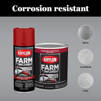 Krylon 1 Gal. International Harvester Red Farm & Implement Brush-On ...