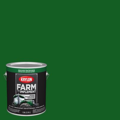 Krylon 1 gal. John Deere Green Farm & Implement Brush-On Paint, High Gloss