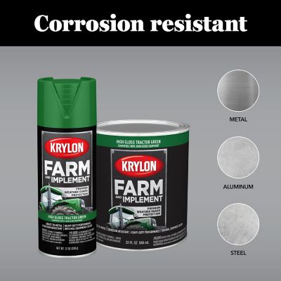 Image showing  1 gal. John Deere Green Farm & Implement Brush-On Paint, High Gloss