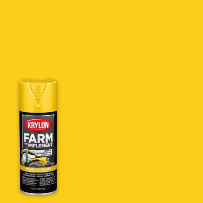 Krylon 12 oz. Farm & Implement Spray Paint, High Gloss, John Deere Yellow