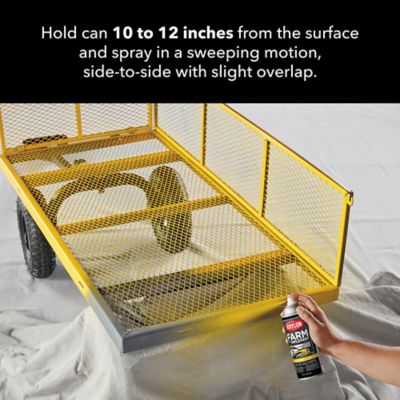 Image showing  12 oz. School Bus Yellow Farm & Implement Spray Paint, High Gloss