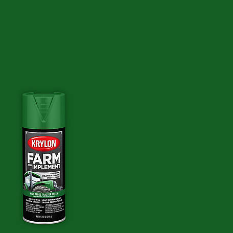 Krylon 12 oz. Farm & Implement Spray Paint, High Gloss, John Deere Green