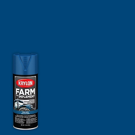 Krylon 12 oz. Farm & Implement Spray Paint, High Gloss, Ford Blue