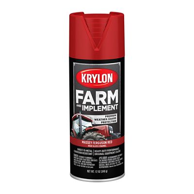 Image showing  12 oz. Massey Ferguson Red Farm & Implement Spray Paint, High Gloss