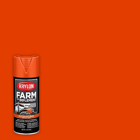 Krylon 12 oz. Farm & Implement Spray Paint, High Gloss, Allis Chalmers Orange
