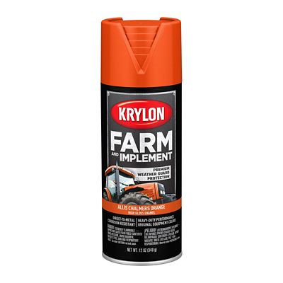 Image showing  12 oz. Allis Chalmers Orange Farm & Implement Spray Paint, High Gloss