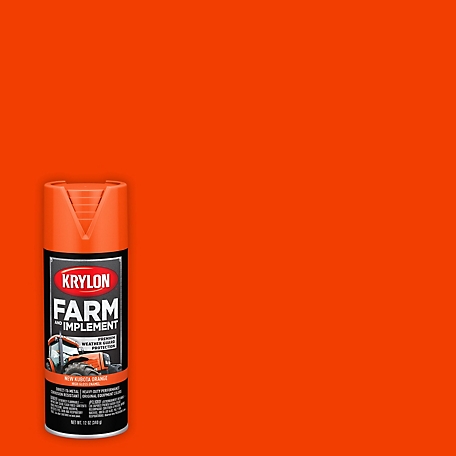 Krylon 12 oz. Farm & Implement Spray Paint, High Gloss, New Kubota Orange