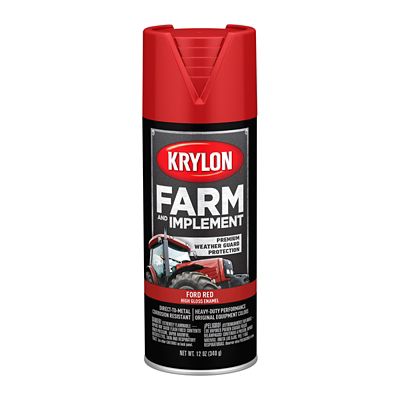 Image showing  12 oz. Ford Red Farm & Implement Spray Paint, High Gloss
